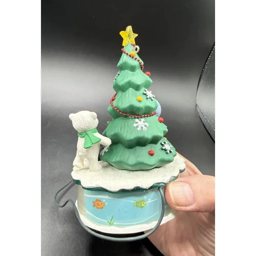 Hallmark Frosty Friends Trimming The Tree Magic Cord Ornament No Box EUC -Lo24